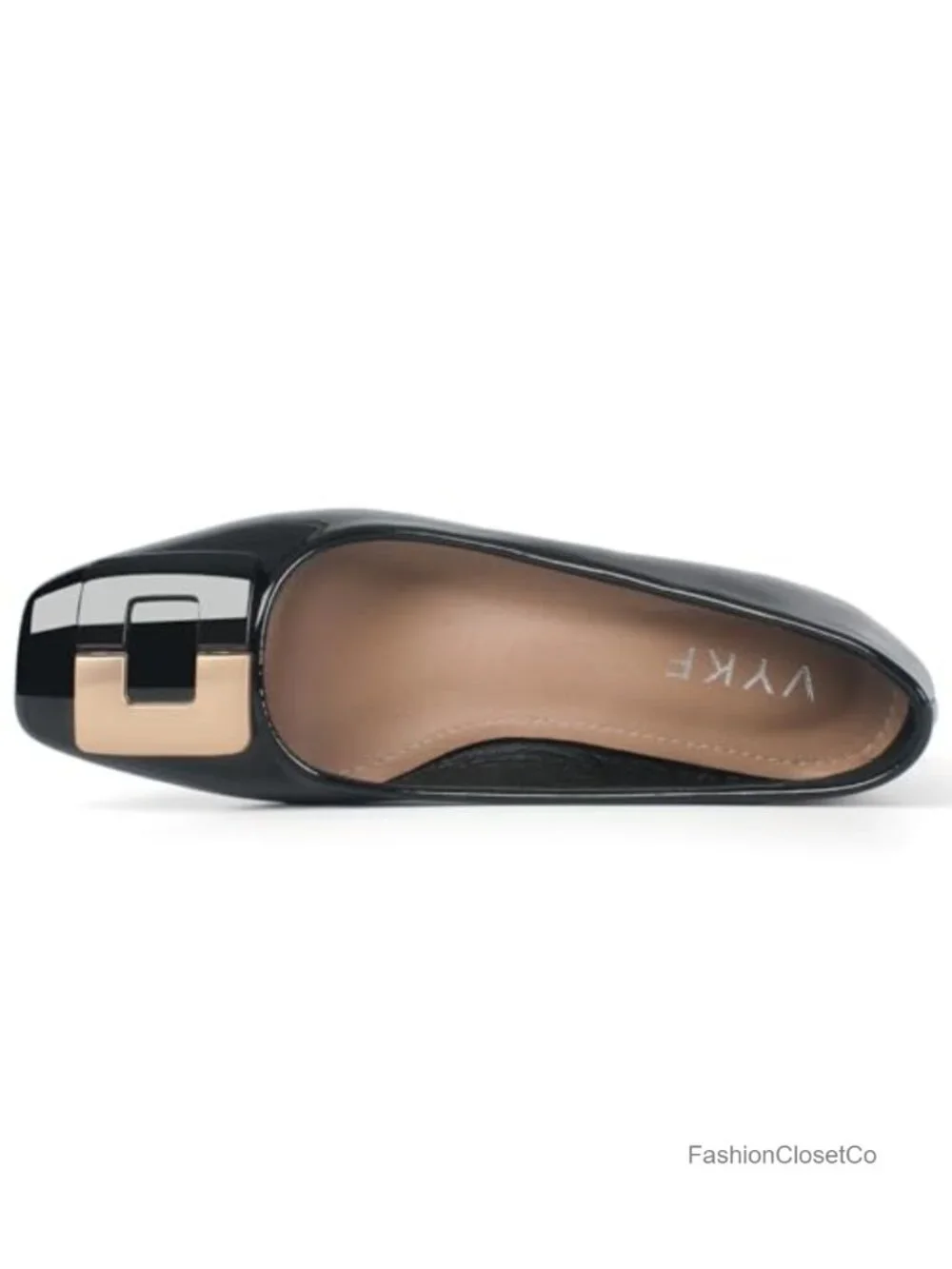 Women's Low Chunky Block Heel Square Toe Dress Pumps Office